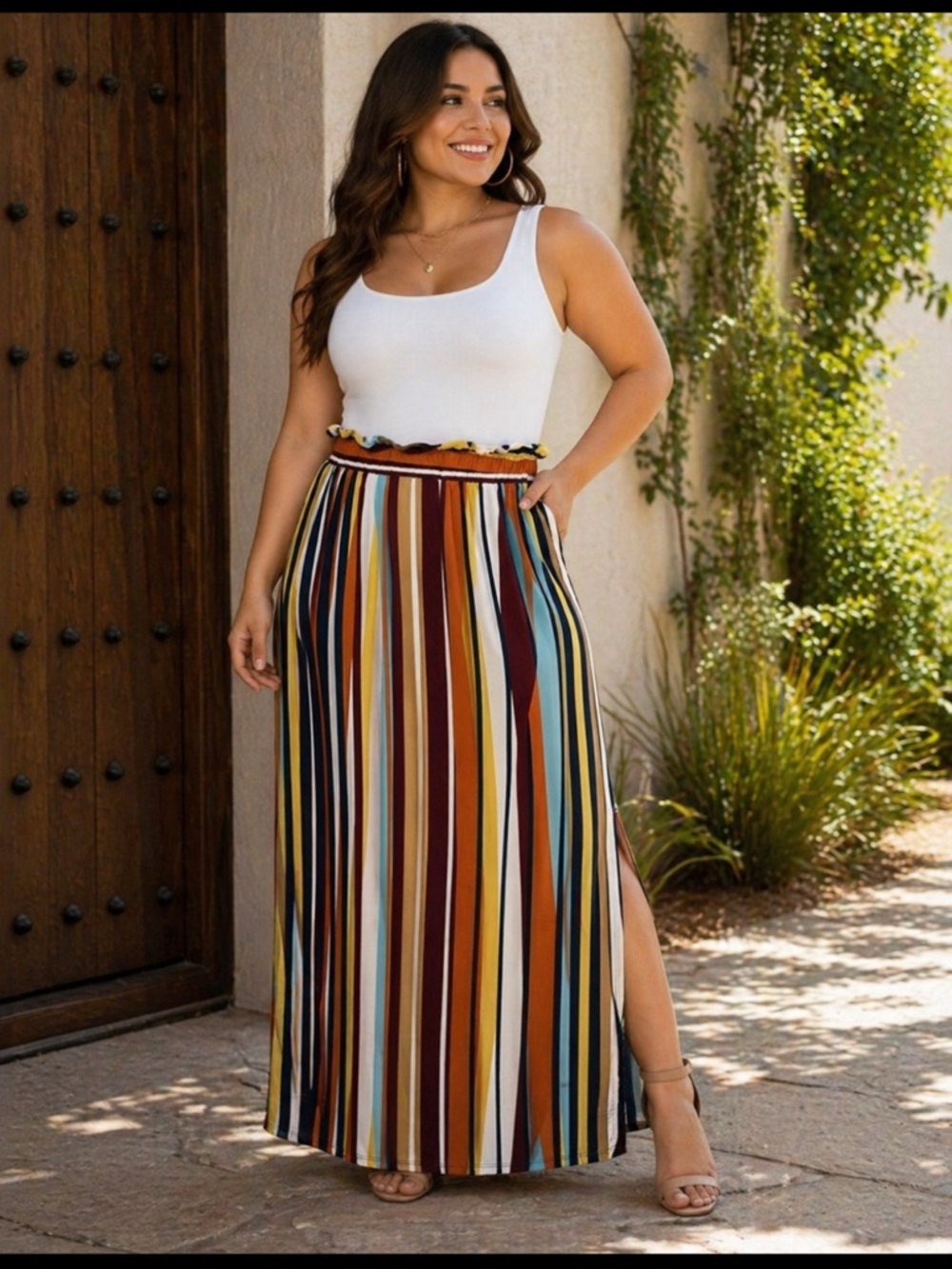 Potter’s pot women’s long skirt
